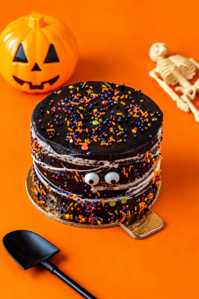 Festive Halloween Monster Cake